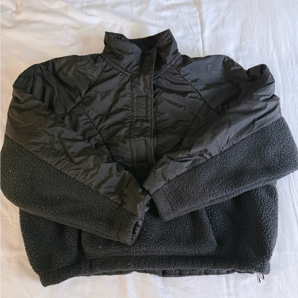 FP Movement Black Fleece Pullover - S